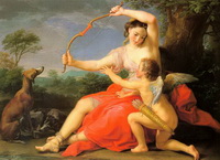 Диана и Купидон (Дж. Батони, 1761 г.)