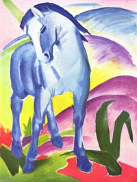 Синий конь (Ф. Марк)