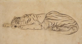 Эжен Делакруа. Королевский тигр. 